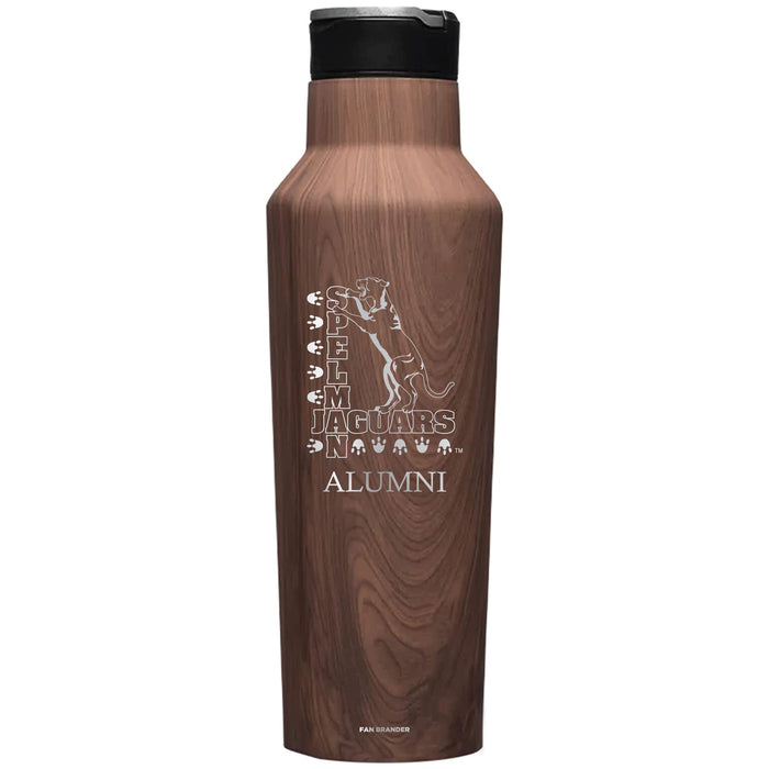 Corkcicle Insulated Canteen Water Bottle with Spelman College Jaguars Alumni Primary Logo
