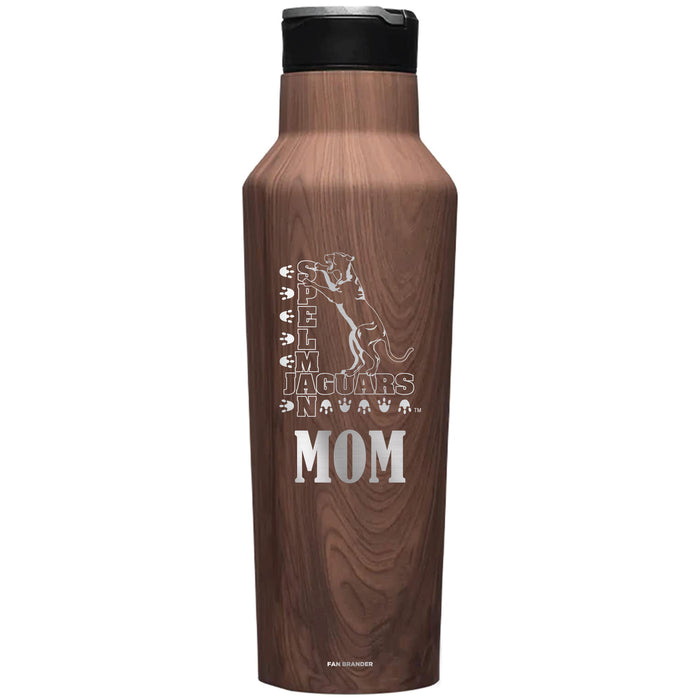 Corkcicle Insulated Canteen Water Bottle with Spelman College Jaguars Mom Primary Logo