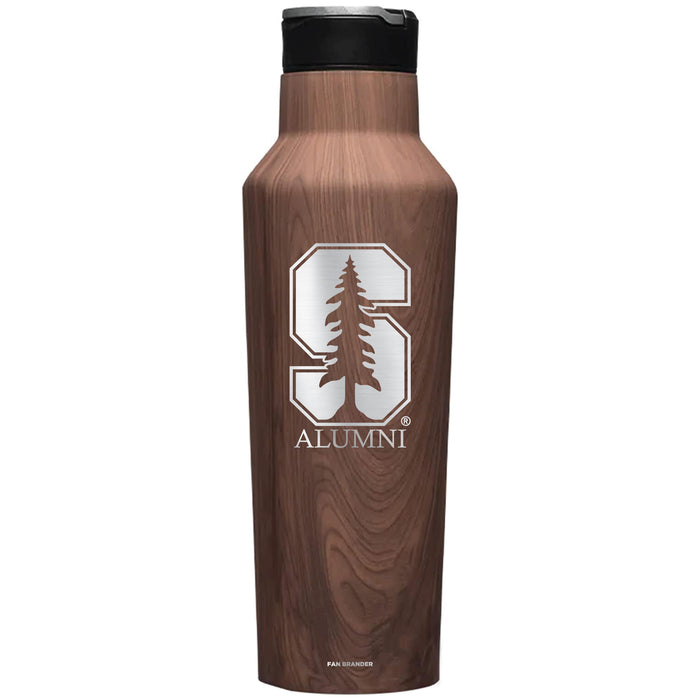 Corkcicle Insulated Canteen Water Bottle with Stanford Cardinal Mom Primary Logo