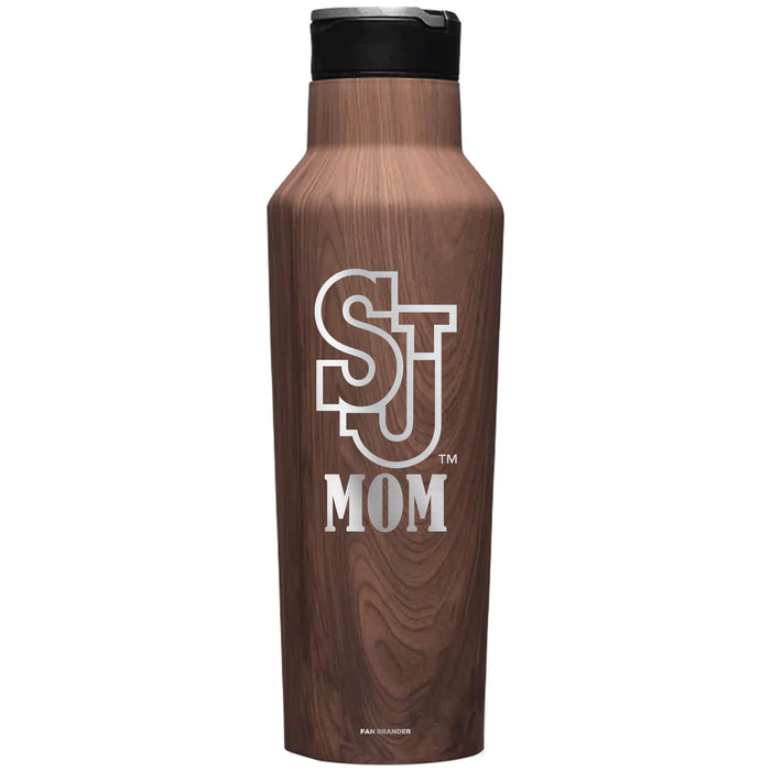 Corkcicle Insulated Canteen Water Bottle with St. John's Red Storm Mom Primary Logo