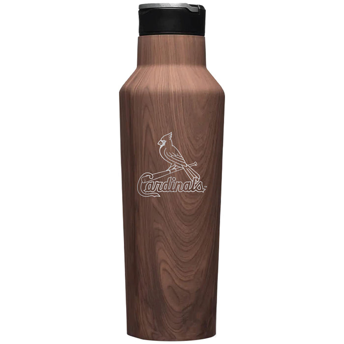 Corkcicle Insulated Canteen Water Bottle with St. Louis Cardinals Primary Logo