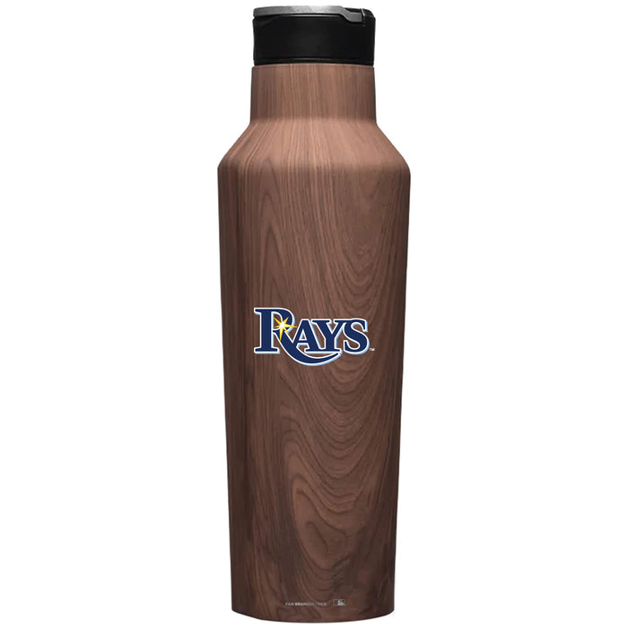 Corkcicle Insulated Canteen Water Bottle with Tampa Bay Rays Primary Logo