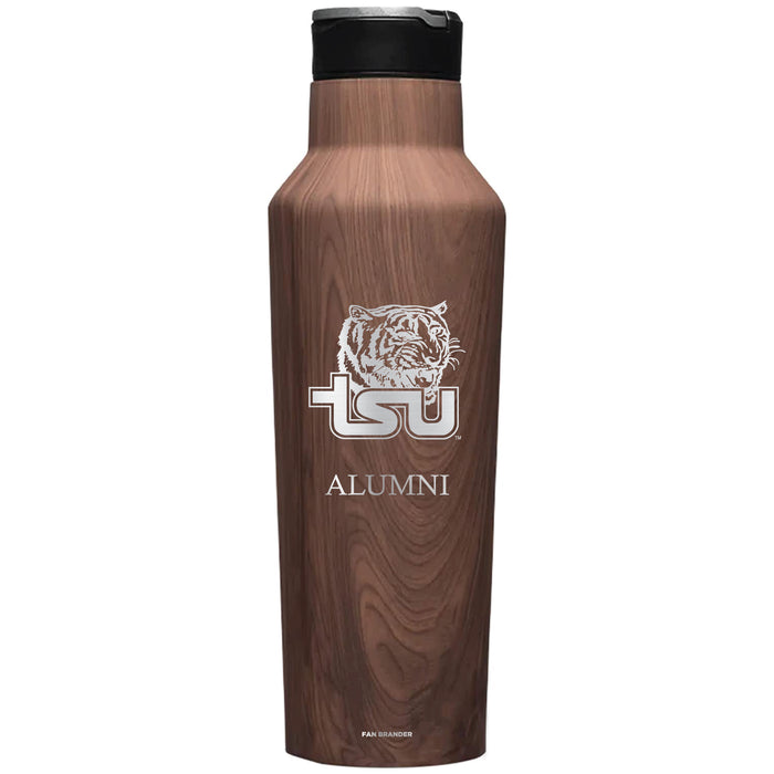 Corkcicle Insulated Canteen Water Bottle with Tennessee State Tigers Alumni Primary Logo
