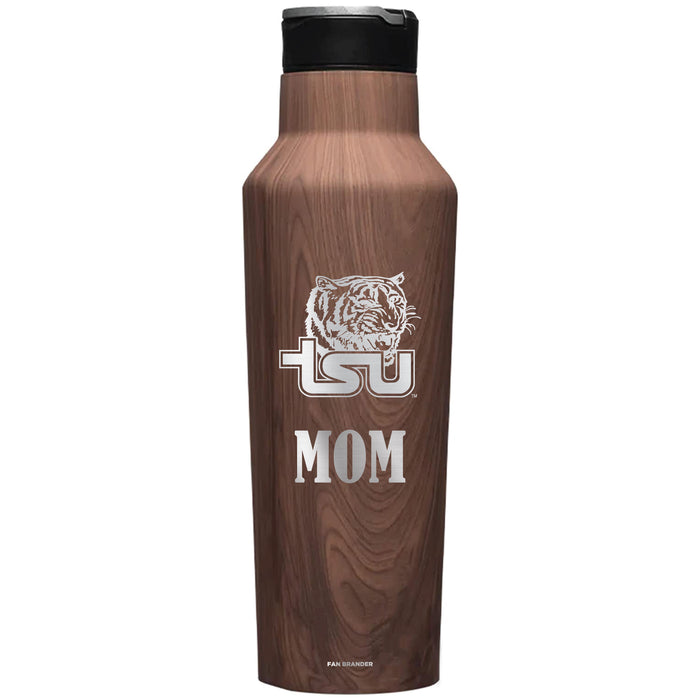 Corkcicle Insulated Canteen Water Bottle with Tennessee State Tigers Mom Primary Logo