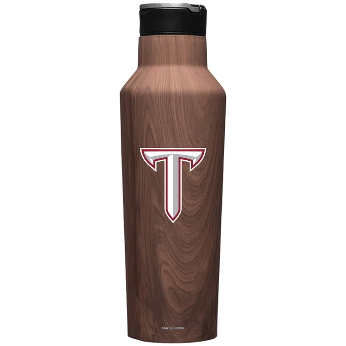 Corkcicle Insulated Canteen Water Bottle with Troy Trojans Primary Logo