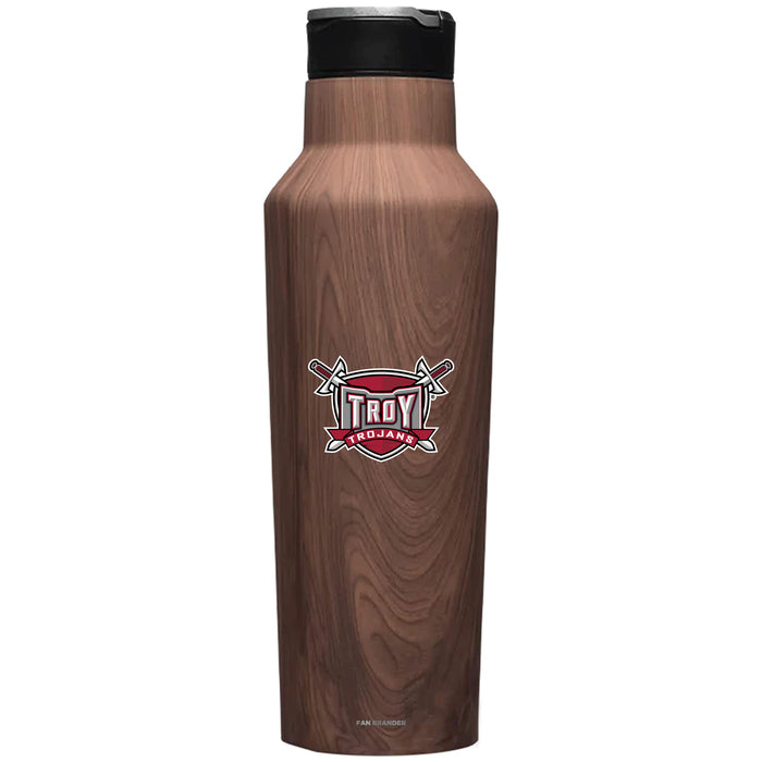 Corkcicle Insulated Canteen Water Bottle with Troy Trojans Secondary Logo
