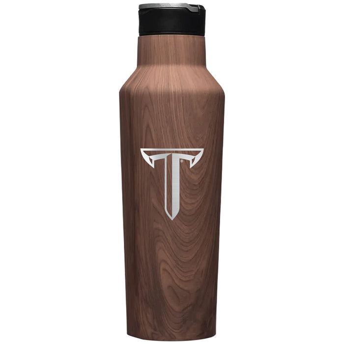 Corkcicle Insulated Sport Canteen Water Bottle with Troy Trojans Primary Logo
