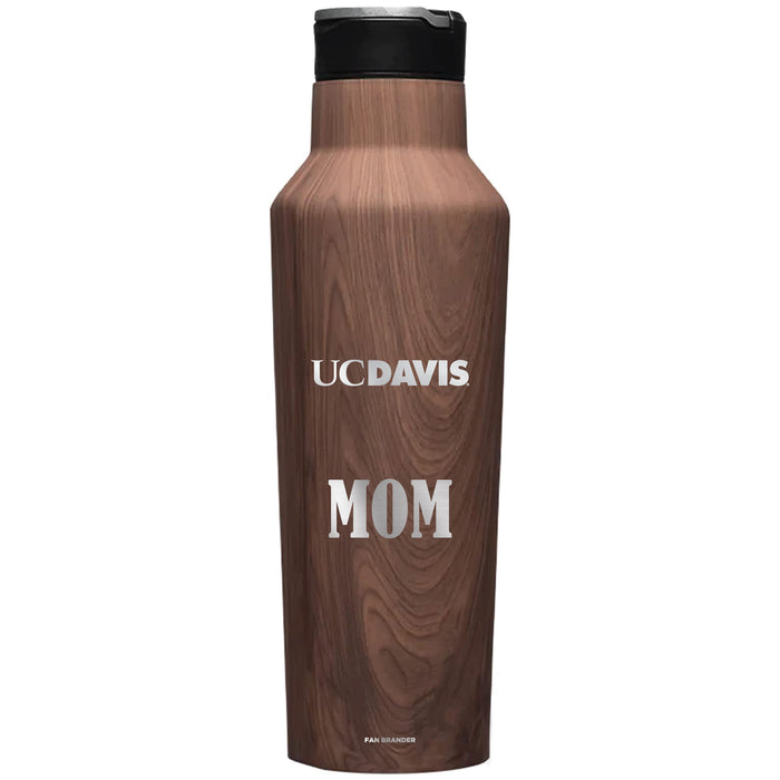 Corkcicle Insulated Canteen Water Bottle with UC Davis Aggies Mom Primary Logo