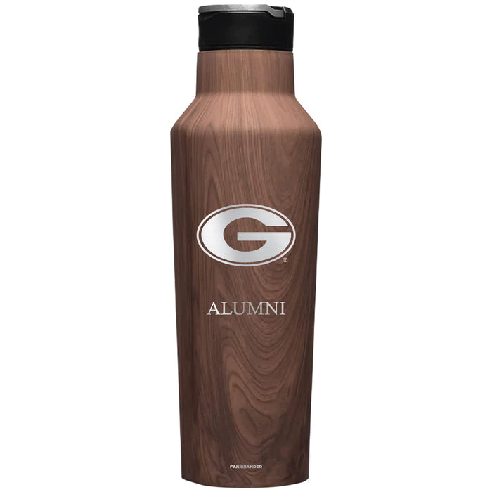 Corkcicle Insulated Canteen Water Bottle with Georgia Bulldogs Alumni Primary Logo