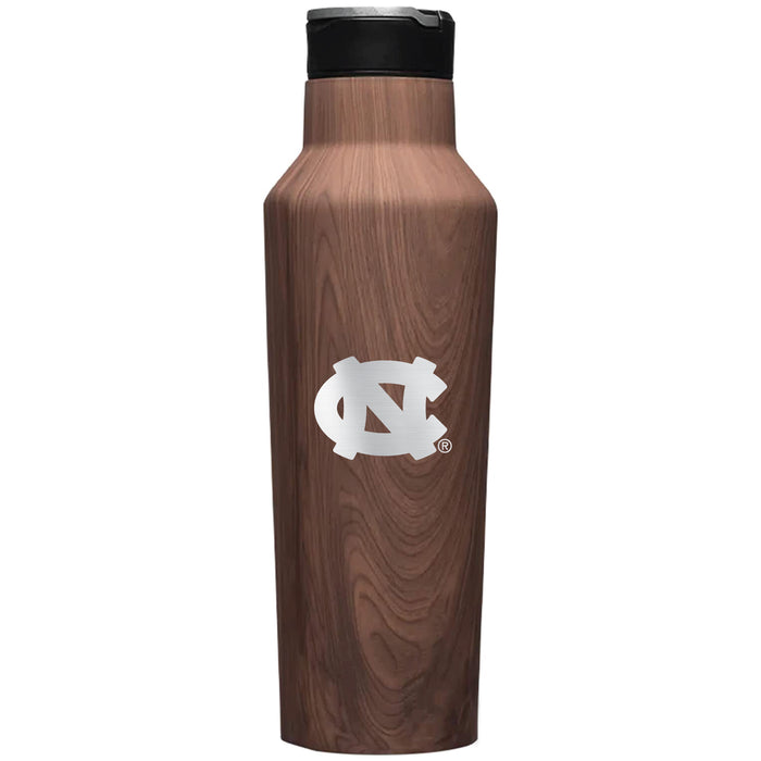 Corkcicle Insulated Sport Canteen Water Bottle with UNC Tar Heels Primary Logo