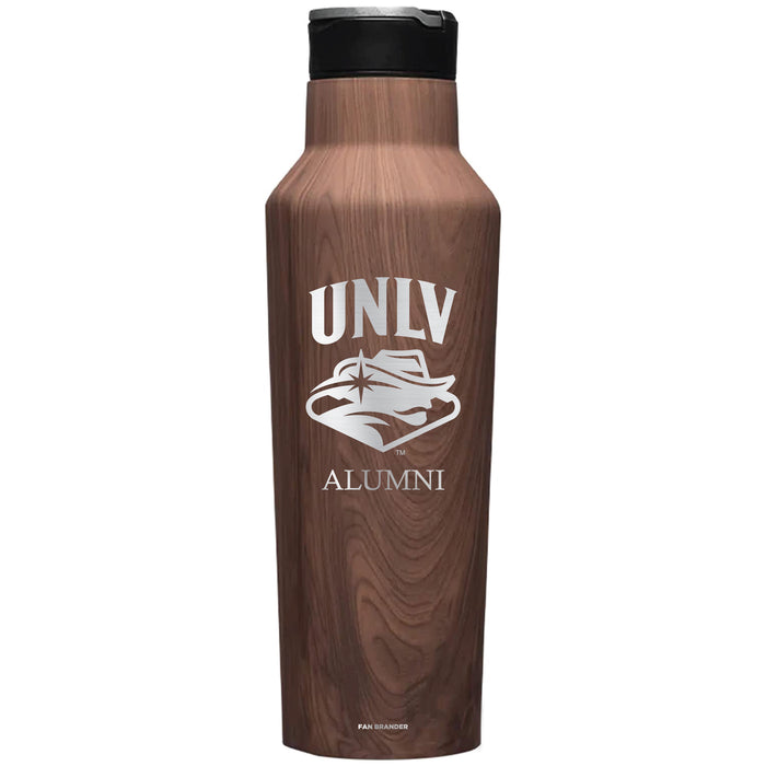 Corkcicle Insulated Canteen Water Bottle with UNLV Rebels Alumni Primary Logo