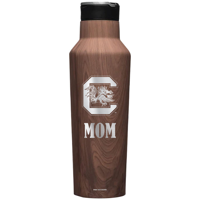 Corkcicle Insulated Canteen Water Bottle with South Carolina Gamecocks Mom Primary Logo