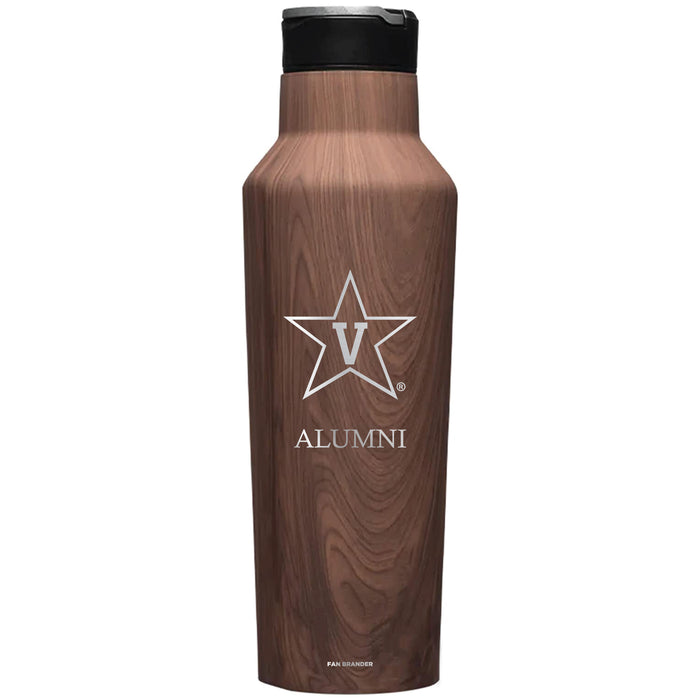 Corkcicle Insulated Canteen Water Bottle with Vanderbilt Commodores Alumni Primary Logo