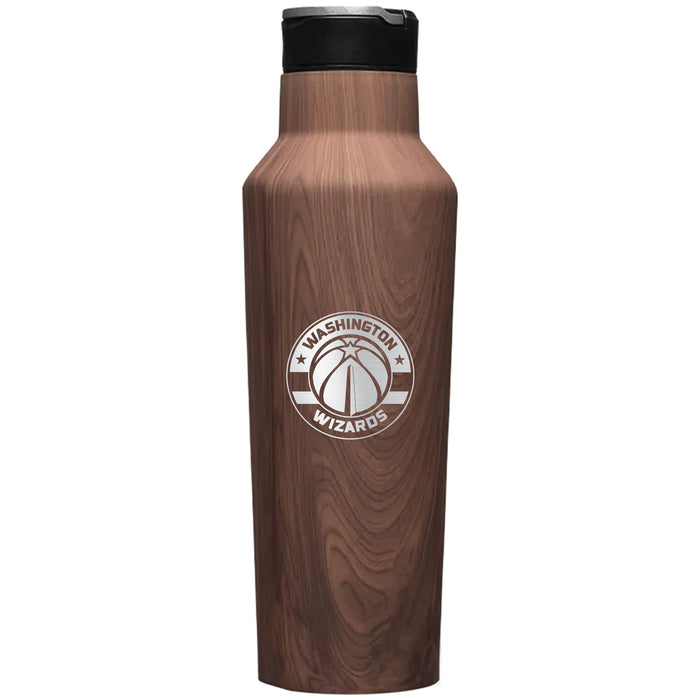 Corkcicle Insulated Canteen Water Bottle with Washington Wizards Etched Primary Logo