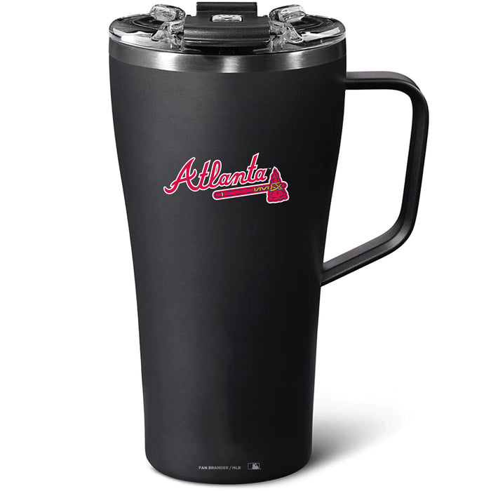 BruMate Toddy 22oz Tumbler with Atlanta Braves Wordmark Logo