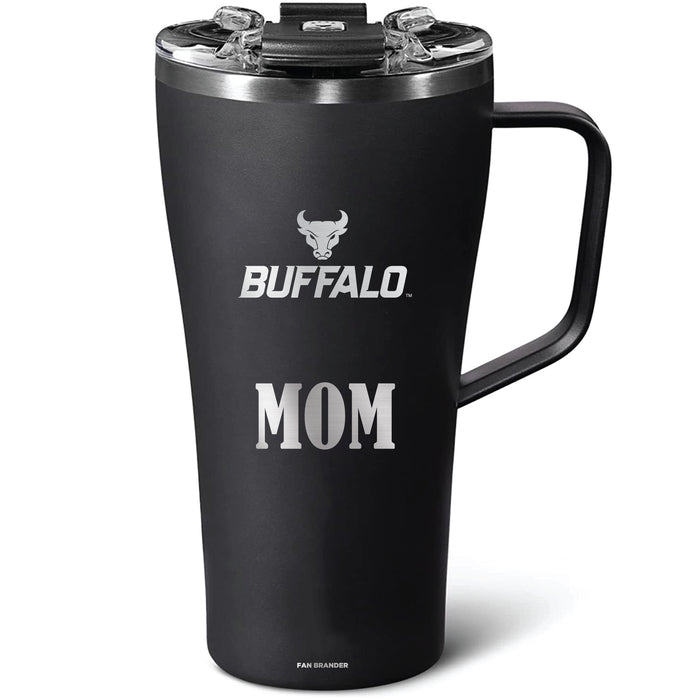 BruMate Toddy 22oz Tumbler with Buffalo Bulls Mom Primary Logo