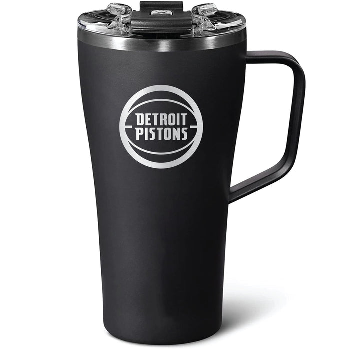 BruMate Toddy 22oz Tumbler with Detroit Pistons Etched Primary Logo