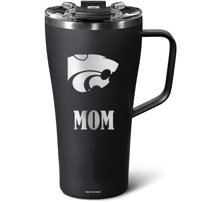 BruMate Toddy 22oz Tumbler with Kansas State Wildcats Mom Primary Logo