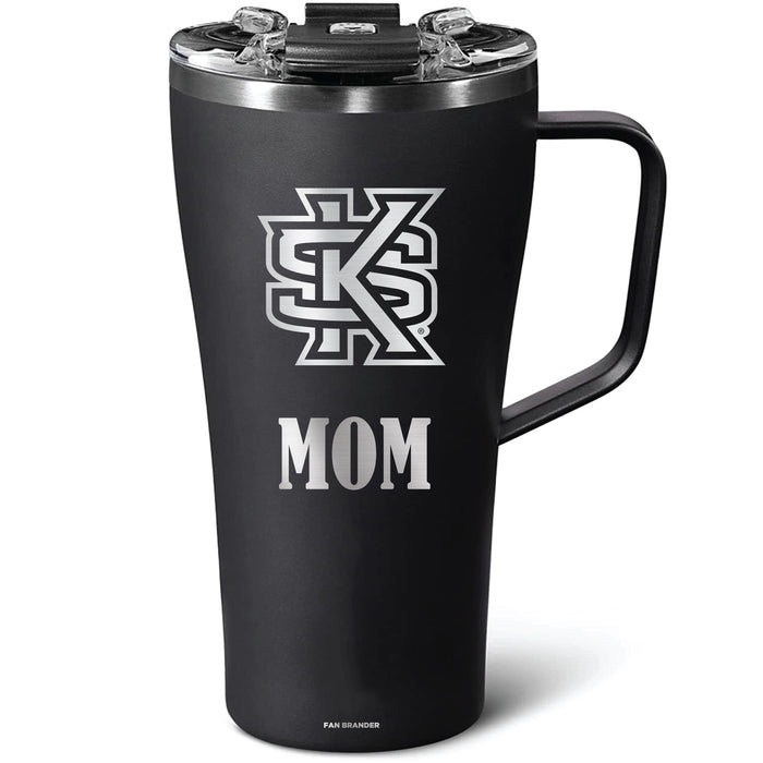BruMate Toddy 22oz Tumbler with Kennesaw State Owls Mom Primary Logo