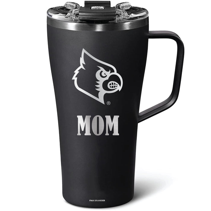 BruMate Toddy 22oz Tumbler with Louisville Cardinals Mom Primary Logo