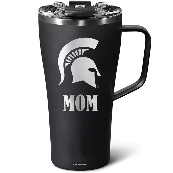 BruMate Toddy 22oz Tumbler with Michigan State Spartans Mom Primary Logo