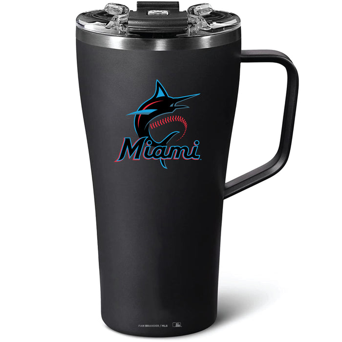 BruMate Toddy 22oz Tumbler with Miami Marlins Primary Logo