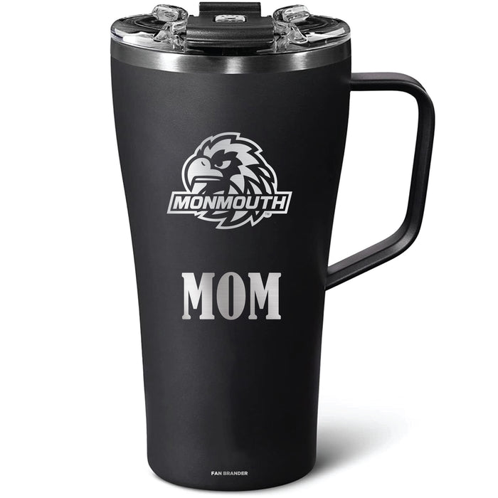 BruMate Toddy 22oz Tumbler with Monmouth Hawks Mom Primary Logo