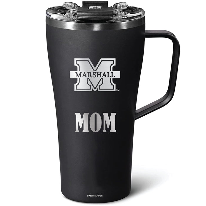 BruMate Toddy 22oz Tumbler with Marshall Thundering Herd Mom Primary Logo