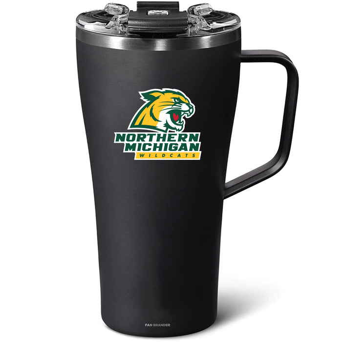 BruMate Toddy 22oz Tumbler with Northern Michigan University Wildcats Primary Logo