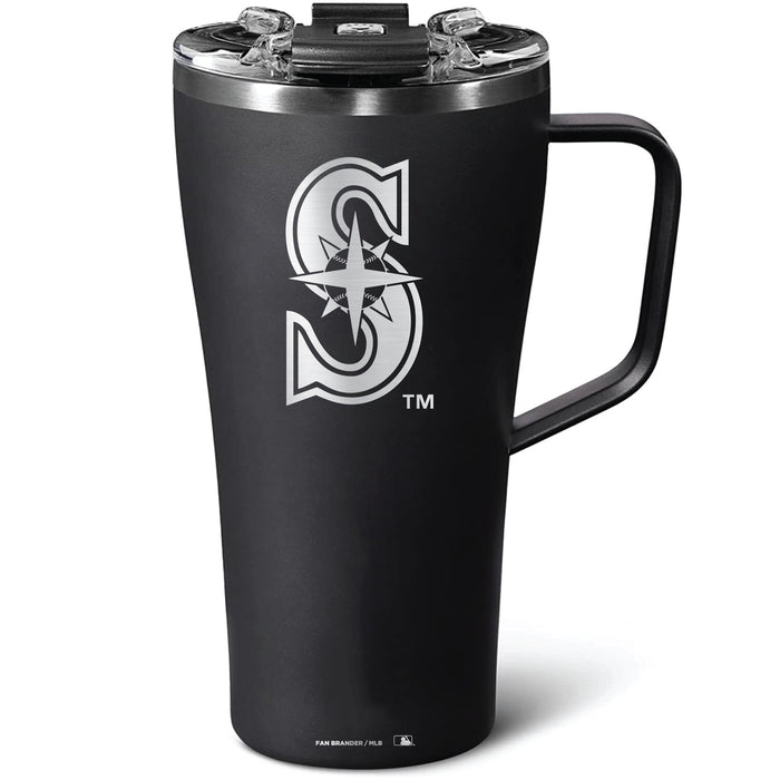 BruMate Toddy 22oz Tumbler with Seattle Mariners Secondary Etched Logo