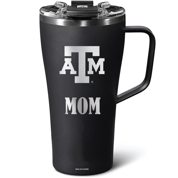 BruMate Toddy 22oz Tumbler with Texas A&M Aggies Mom Primary Logo
