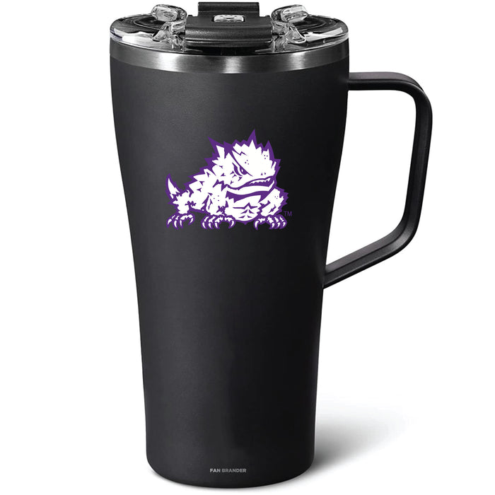 BruMate Toddy 22oz Tumbler with Texas Christian University Horned Frogs Secondary Logo