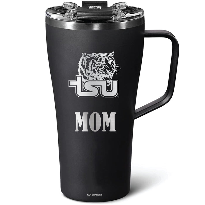 BruMate Toddy 22oz Tumbler with Tennessee State Tigers Mom Primary Logo