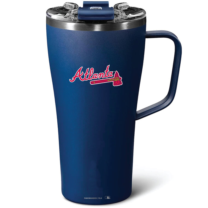 BruMate Toddy 22oz Tumbler with Atlanta Braves Wordmark Logo