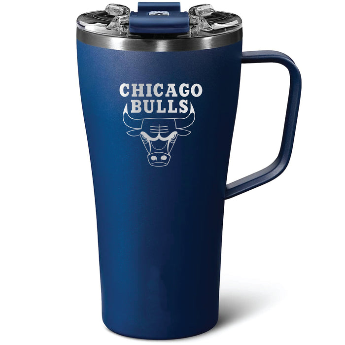 BruMate Toddy 22oz Tumbler with Chicago Bulls Etched Primary Logo