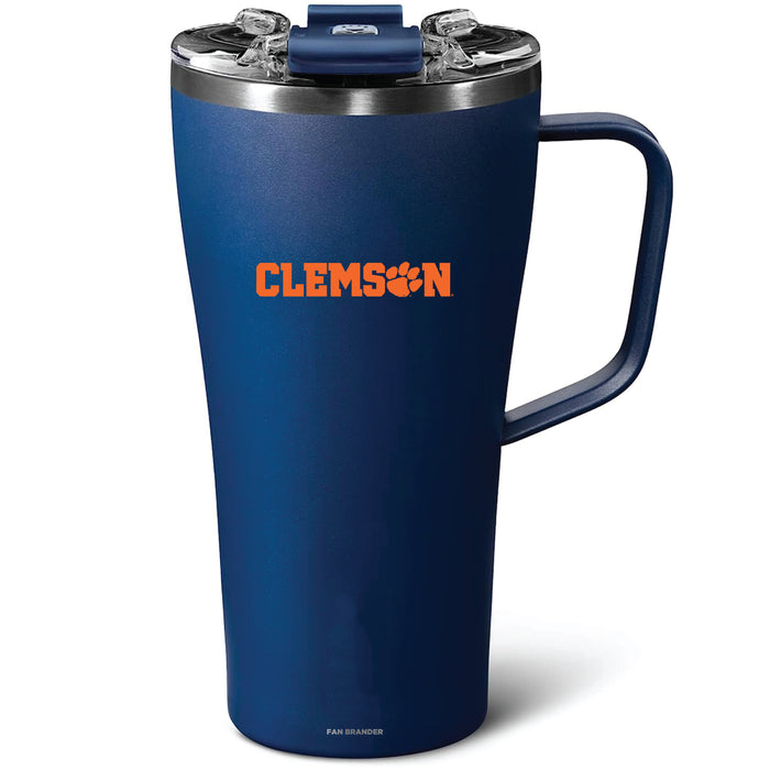 BruMate Toddy 22oz Tumbler with Clemson Tigers Secondary Logo