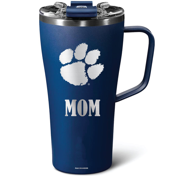 BruMate Toddy 22oz Tumbler with Clemson Tigers Mom Primary Logo