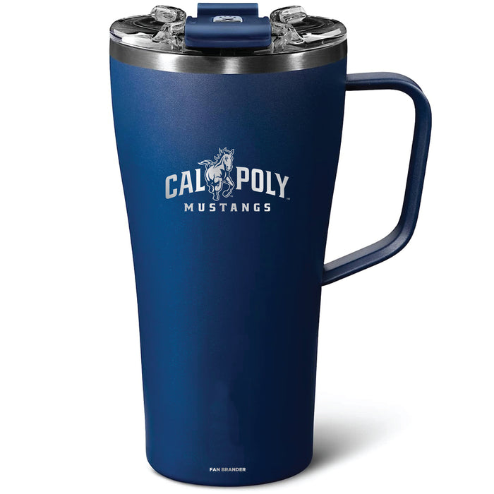 BruMate Toddy 22oz Tumbler with Cal Poly Mustangs Primary Logo