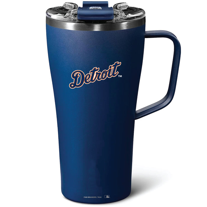 BruMate Toddy 22oz Tumbler with Detroit Tigers Wordmark Logo