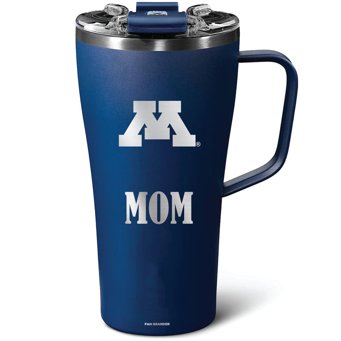 BruMate Toddy 22oz Tumbler with Minnesota Golden Gophers Mom Primary Logo