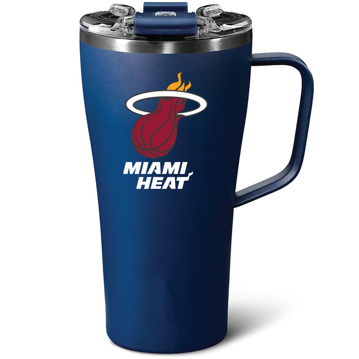 BruMate Toddy 22oz Tumbler with Miami Heat Primary Logo