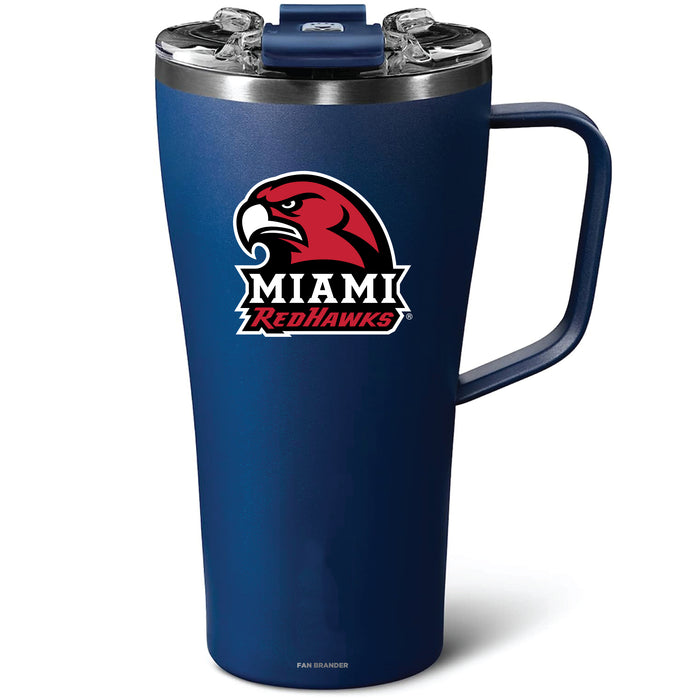 BruMate Toddy 22oz Tumbler with Miami University RedHawks Secondary Logo