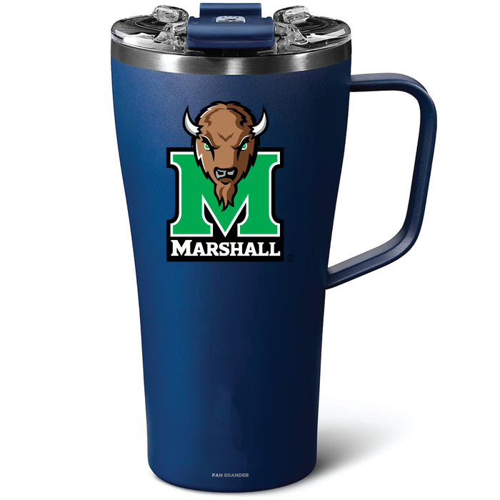 BruMate Toddy 22oz Tumbler with Marshall Thundering Herd Secondary Logo