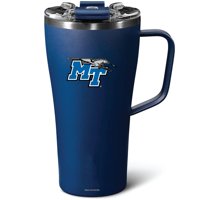 BruMate Toddy 22oz Tumbler with Middle Tennessee State Blue Raiders Primary Logo