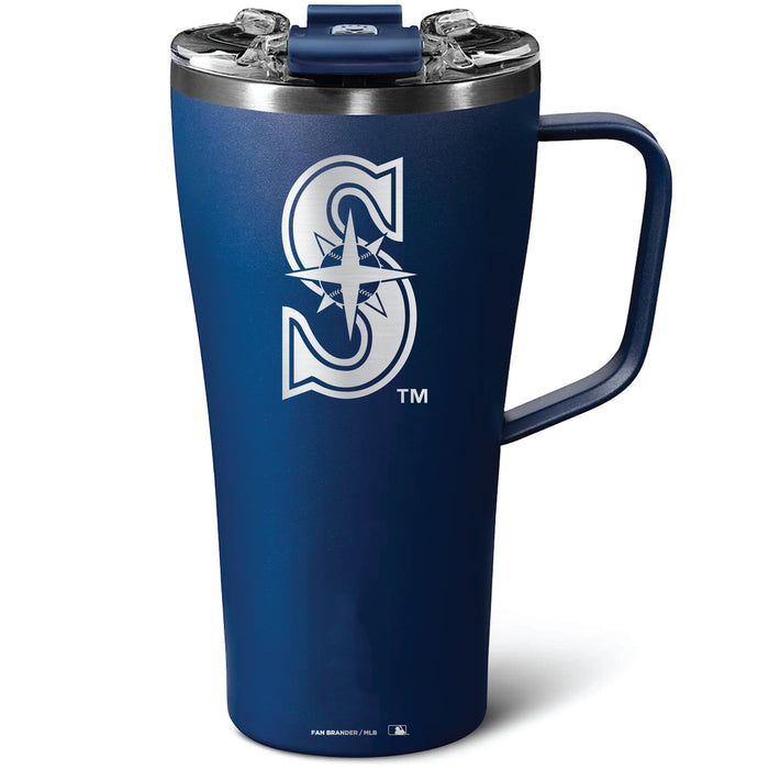 BruMate Toddy 22oz Tumbler with Seattle Mariners Secondary Etched Logo