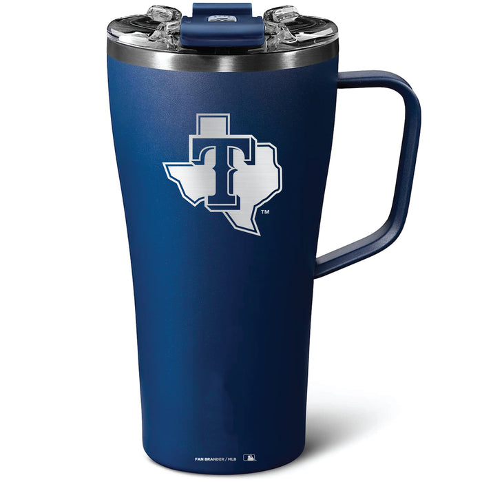 BruMate Toddy 22oz Tumbler with Texas Rangers Secondary Etched Logo