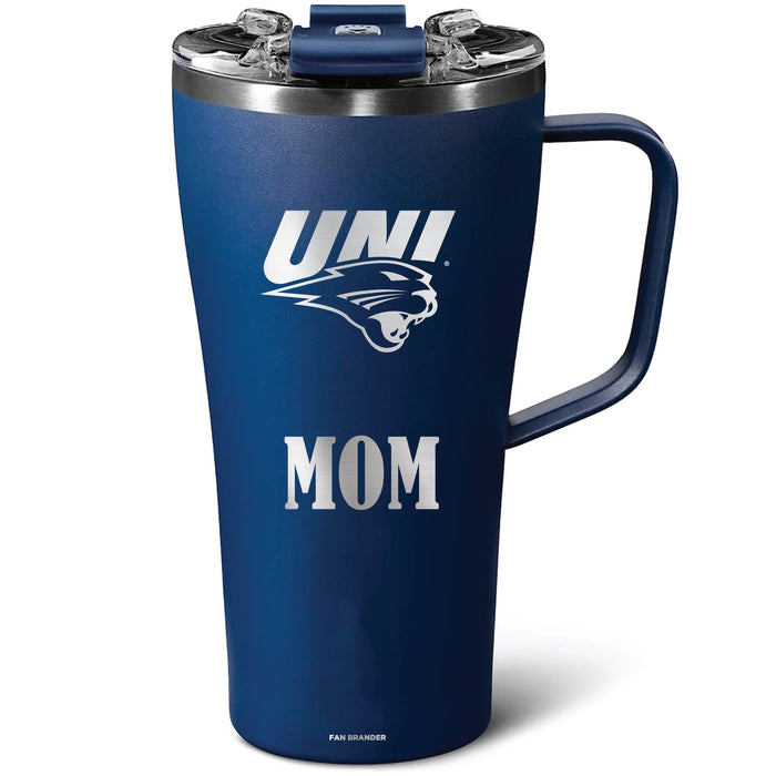 BruMate Toddy 22oz Tumbler with Northern Iowa Panthers Mom Primary Logo