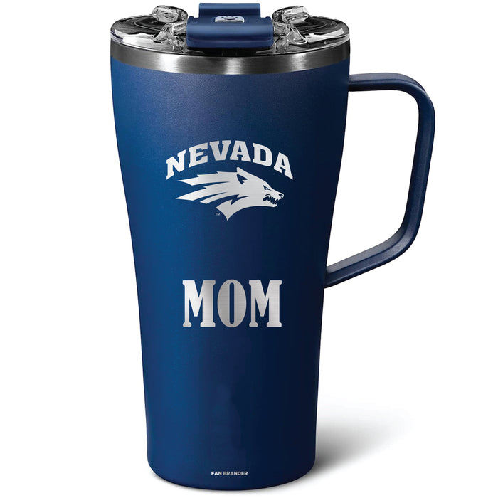 BruMate Toddy 22oz Tumbler with Nevada Wolf Pack Mom Primary Logo