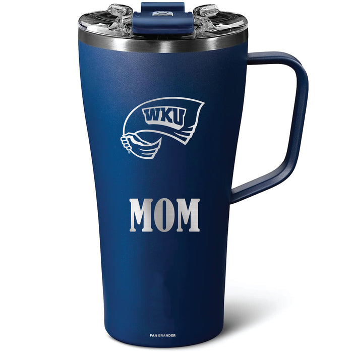BruMate Toddy 22oz Tumbler with Western Kentucky Hilltoppers Mom Primary Logo