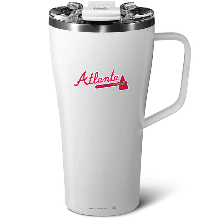 BruMate Toddy 22oz Tumbler with Atlanta Braves Wordmark Logo